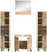 Badezimmer-Set >Boston< in Eiche Sonoma - 137x186x33cm (BxHxT)