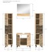 Badezimmer-Set >Boston< in Eiche Sonoma - 137x186x33cm (BxHxT)