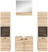 Badezimmer-Set >Boston< in Eiche Sonoma - 137x186x33cm (BxHxT)