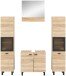 Badezimmer-Set >Boston< in Eiche Sonoma - 137x186x33cm (BxHxT)