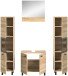 Badezimmer-Set >Boston< in Eiche Sonoma - 137x186x33cm (BxHxT)