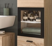 Badezimmer-Set >Boston< in Eiche Sonoma - 102x186x33cm (BxHxT)