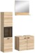Badezimmer-Set >Boston< in Eiche Sonoma - 102x186x33cm (BxHxT)