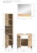 Badezimmer-Set >Boston< in Eiche Sonoma - 102x186x33cm (BxHxT)