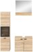 Badezimmer-Set >Boston< in Eiche Sonoma - 102x186x33cm (BxHxT)