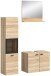 Badezimmer-Set >Boston< in Eiche Sonoma - 102x186x33cm (BxHxT)