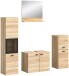 Badezimmer-Set >Boston< in Eiche Sonoma - 137x186x33cm (BxHxT)