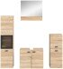 Badezimmer-Set >Boston< in Eiche Sonoma - 137x186x33cm (BxHxT)