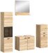 Badezimmer-Set >Boston< in Eiche Sonoma - 137x186x33cm (BxHxT)
