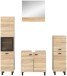 Badezimmer-Set >Boston< in Eiche Sonoma - 137x186x33cm (BxHxT)