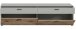 Lowboard >Celino< in Hellgrau - 185x51x43cm (BxHxT)