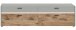 Lowboard >Celino< in Hellgrau - 185x51x43cm (BxHxT)