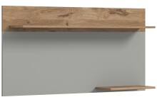 Wandboard >Celino< in Hellgrau - 140x70x22cm (BxHxT)