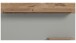 Wandboard >Celino< in Hellgrau - 140x70x22cm (BxHxT)
