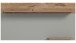 Wandboard >Celino< in Hellgrau - 140x70x22cm (BxHxT)