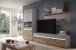 Wandboard >Celino< in Hellgrau - 140x70x22cm (BxHxT)