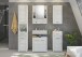 Hochschrank >Venice< in Weiß Hochglanz - 37x80x31cm (BxHxT)