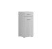 Hochschrank >Venice< in Weiß Hochglanz - 37x80x31cm (BxHxT)