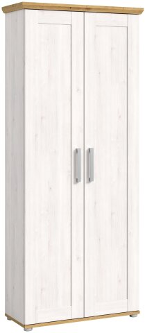 Garderobenschrank >Verona< in Sibiu Lärche - 80x196x39 (BxHxT)