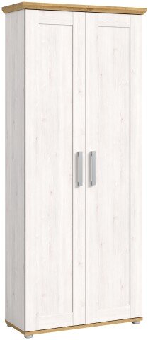 Garderobenschrank >Verona< in Sibiu Lärche - 80x196x39 (BxHxT)