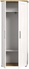 Garderobenschrank >Verona< in Sibiu Lärche - 80x196x39 (BxHxT)