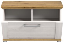 Sitzbank >Verona< in Sibiu Lärche, Spannplatte/Spannplatte - 80x47x39cm (BxHxT)