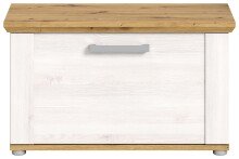 Sitzbank >Verona< in Sibiu Lärche, Spannplatte/Spannplatte - 80x47x39cm (BxHxT)