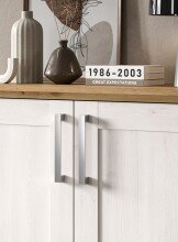 Kommode >Verona< in Sibiu Lärche, Spannplatte/Spannplatte - 95x92x39cm (BxHxT)