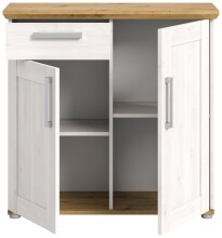 Kommode >Verona< in Sibiu Lärche, Spannplatte/Spannplatte - 95x92x39cm (BxHxT)
