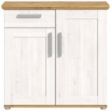 Kommode >Verona< in Sibiu Lärche, Spannplatte/Spannplatte - 95x92x39cm (BxHxT)