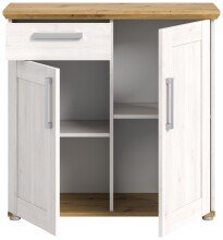 Kommode >Verona< in Sibiu Lärche, Spannplatte/Spannplatte - 95x92x39cm (BxHxT)
