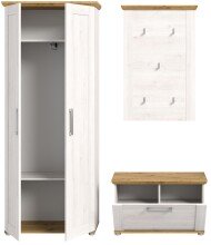 Garderoben-Set >Verona< in Sibiu Lärche - 175x196x39 (BxHxT)