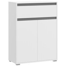 Schuhschrank >Torino< in Weiß - 76x102x35cm...