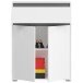 Schuhschrank >Torino< in Weiß - 76x102x35cm (BxHxT)
