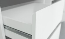 Garderobenschrank >Torino< in Weiß - 54x190x35cm (BxHxT)