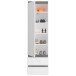 Garderobenschrank >Torino< in Weiß - 54x190x35cm (BxHxT)