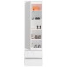 Garderobenschrank >Torino< in Weiß - 54x190x35cm (BxHxT)