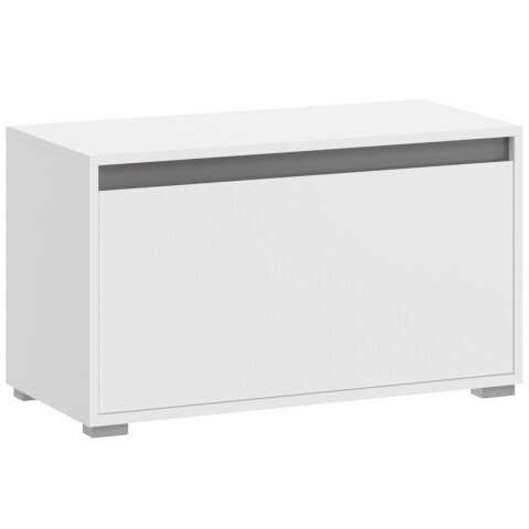 Sitzbank >Torino< in Weiß - 76x44x35cm (BxHxT)