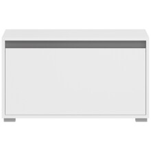 Sitzbank >Torino< in Weiß - 76x44x35cm (BxHxT)