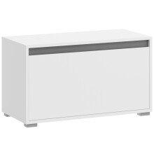 Sitzbank >Torino< in Weiß - 76x44x35cm (BxHxT)