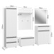 Garderoben-Set >Torino< in Weiß - 236x190x35cm (BxHxT)
