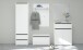 Garderoben-Set >Torino< in Weiß - 236x190x35cm (BxHxT)