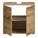 Waschbeckenunterschrank >Zeno< in Evoke Oak, Spannplatte/MDF - 64x60x34 (BxHxT)
