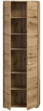 Hochschrank >Zeno< in Evoke Oak, Spannplatte/MDF - 64x189x32cm (BxHxT)