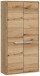 Midischrank >Zeno< in Evoke Oak, Spannplatte/MDF - 64x132x32cm (BxHxT)