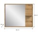 Spiegel >Zeno< in Evoke Oak, Spannplatte/MDF - 84x68x20cm (BxHxT)