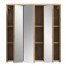 Badezimmerspiegelschrank >Zeno< in Evoke Oak, Spannplatte/MDF - 64x68x20 (BxHxT)