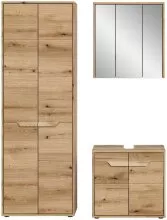 Badezimmer-Set >Zeno< in Evoke Oak, Spannplatte/MDF...