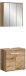 Badezimmer-Set >Zeno< in Evoke Oak, Spannplatte/MDF - 64x189x34cm (BxHxT)