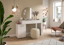 Schminktisch >Prisma< in Weiß - 117x138x42cm (BxHxT)